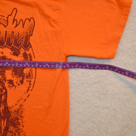 Weedeater sludge doom band tee, flame orange sasquatch weedeater tee size S - Picture 6 of 10